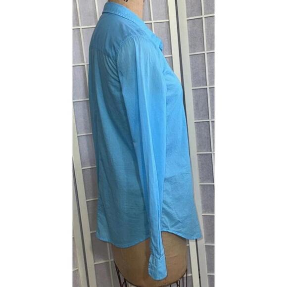 Lilly Pulitzer Preppy Designer Cotton Minimalist Quiet Luxury Blouse Medium - Picture 2 of 15